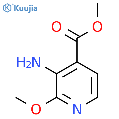 Methyl 3-amino-2-methoxyisonicotinate structure