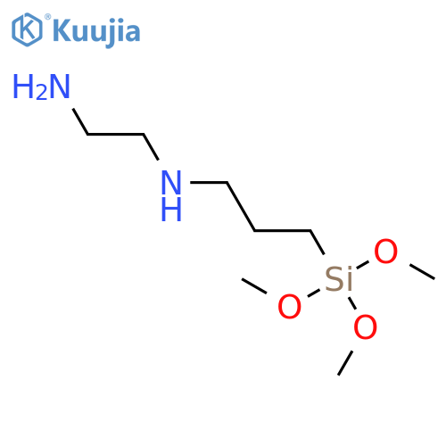3-(2-Aminoethylamino)propyltrimethoxysilane structure