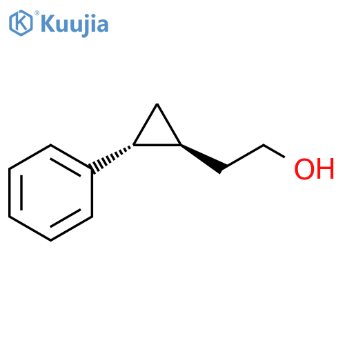 Cyclopropaneethanol, 2-phenyl-, (1S,2R)- structure