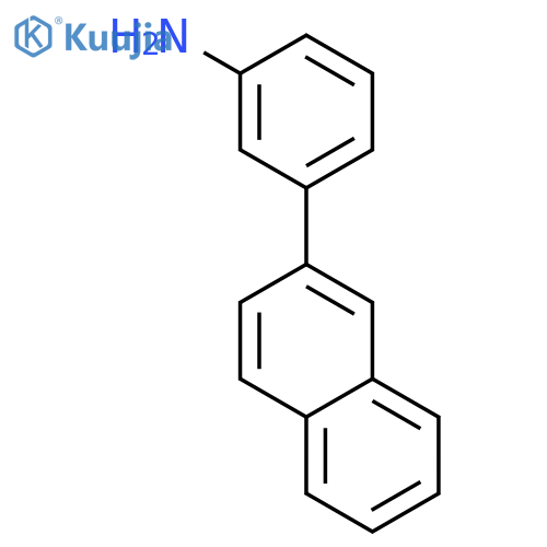 Benzenamine, 3-(2-naphthalenyl)- structure