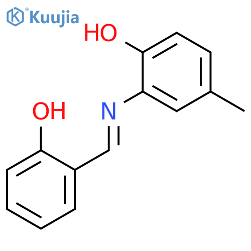 Alpha-(2-hydroxy-5-methylphenylimino)-O-cresol structure