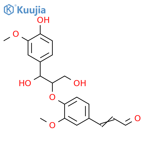 2-Propenal,3-[4-[2-hydroxy-2-(4-hydroxy-3-methoxyphenyl)-1-(hydroxymethyl)ethoxy]-3-methoxyphenyl]- structure