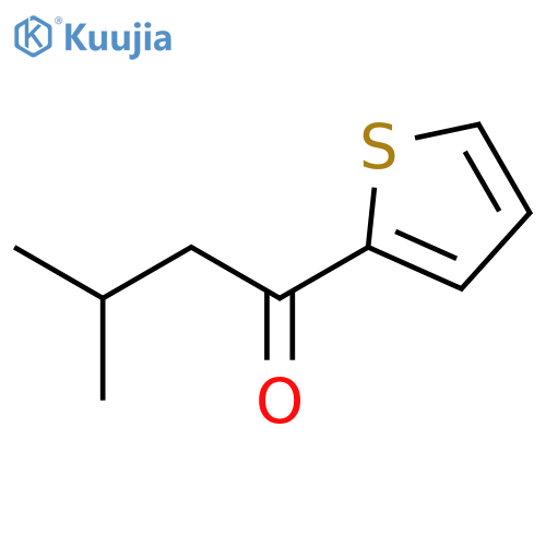 3-methyl-1-(thiophen-2-yl)butan-1-one structure