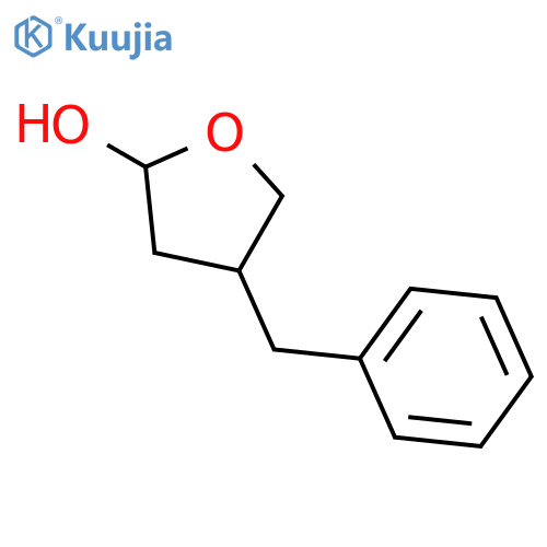 2-Furanol, tetrahydro-4-(phenylmethyl)- structure