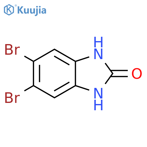 5,6-dibromo-2,3-dihydro-1H-1,3-benzodiazol-2-one structure