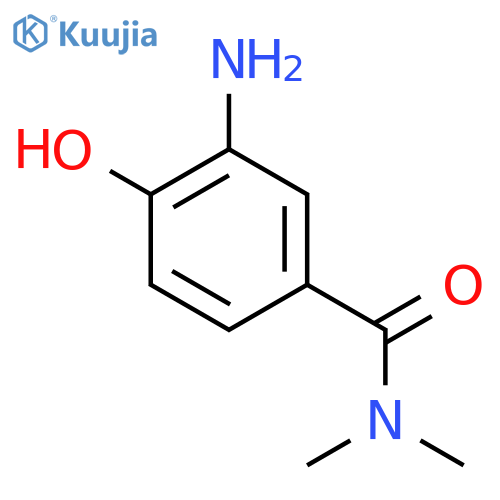 3-Amino-4-hydroxy-n,n-dimethylbenzamide structure