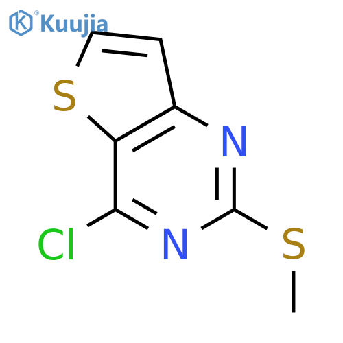 4-chloro-2-(methylsulfanyl)thieno[3,2-d]pyrimidine structure