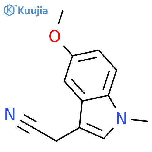 2-(5-Methoxy-1-methyl-1H-indol-3-yl)acetonitrile structure