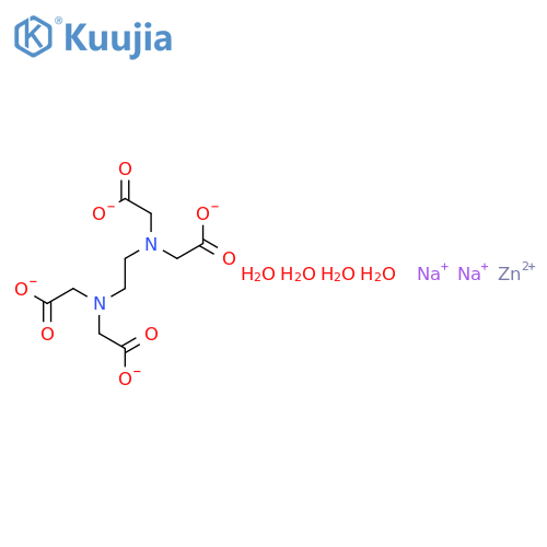 Disodium Zinc Ethylenediaminetetraacetate Tetrahydrate structure