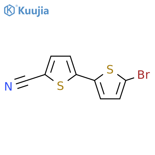 5-Bromo-2,2'-bithiophene-5'-carbonitrile structure