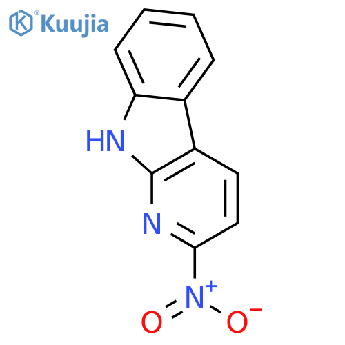 2-Nitro-9H-pyrido2,3-bindole structure