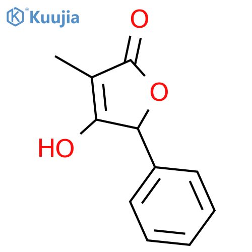 2(5H)-Furanone, 4-hydroxy-3-methyl-5-phenyl-, (R)- (9CI) structure