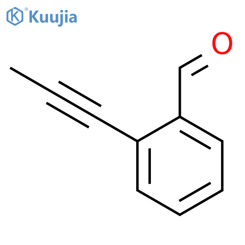 Benzaldehyde,2-(1-propyn-1-yl)- structure
