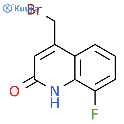 4-(Bromomethyl)-8-Fluoroquinolin-2(1h)-One structure