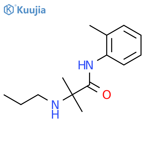 2-Methyl-2-(propylamino)-N-(o-tolyl)propanamide structure