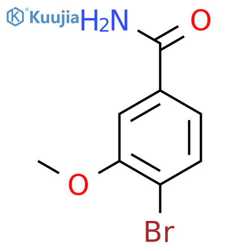 4-Bromo-3-methoxybenzamide structure