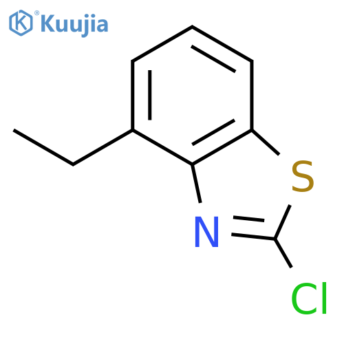 2-chloro-4-ethyl-1,3-benzothiazole structure