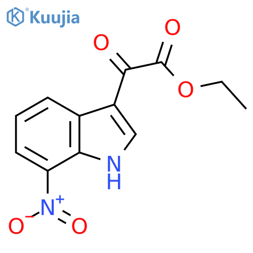 Ethyl2-(7-Nitro-3-indolyl)-2-oxoacetate structure