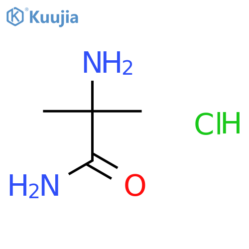 2-Amino-2-methylpropanamide hydrochloride structure