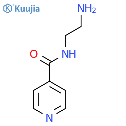 N-(2-aminoethyl)pyridine-4-carboxamide structure