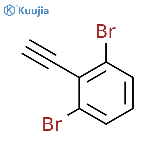 1,3-dibromo-2-ethynylbenzene structure