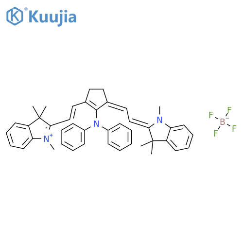 2-((E)-2-(2-(DIPHENYLAMINO)-3-[(E)-2-(1,3,3-TRIMETHYL-1,3-DIHYDRO-2H-INDOL-2-YLIDENE)ETHYLIDENE]-1-CYCLOPENTEN-1-YL)ETHENYL)-1,3,3-TRIMETHYL-3H-INDOLIUM TETRAFLUOROBORATE structure