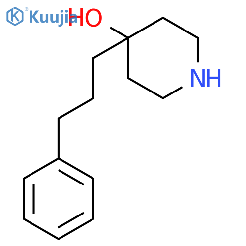 4-(3-phenylpropyl)piperidin-4-ol structure