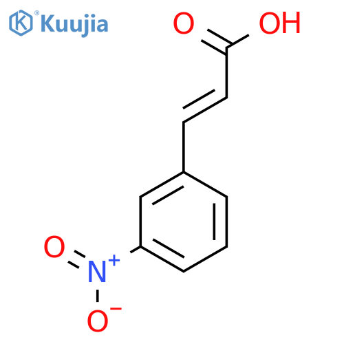 (E)-3-(3-nitrophenyl)prop-2-enoic acid structure
