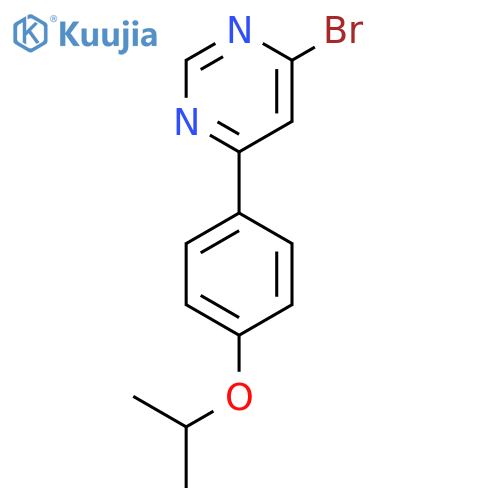 4-Bromo-6-(4-isopropoxyphenyl)pyrimidine structure