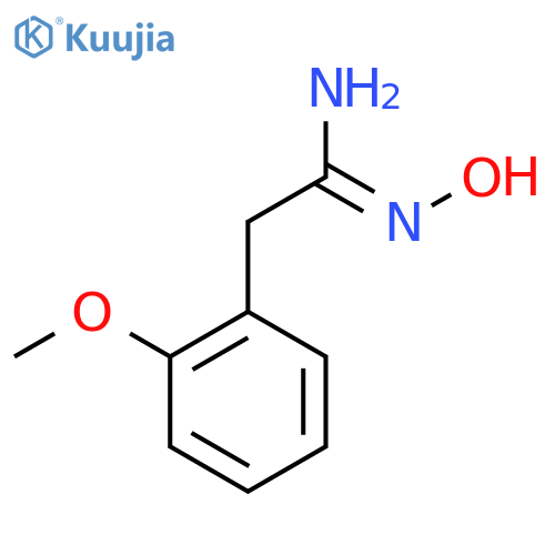 N'-hydroxy-2-(2-methoxyphenyl)ethanimidamide structure