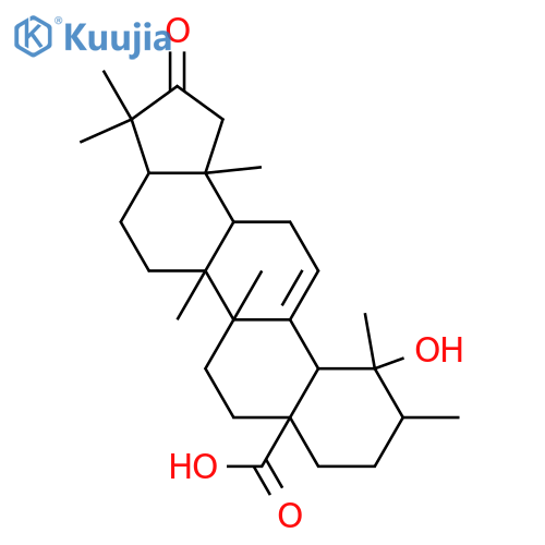 1(2→3)-Abeo-1,19-dihydroxy-2-nor-3-oxo-12-ursen-28-oic acid; (1β,19α)-form, 1-Deoxy structure