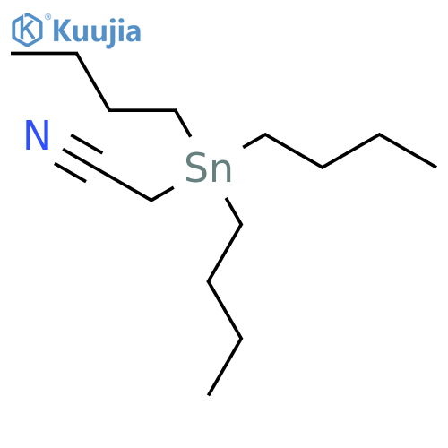 (Tributylstannyl)acetonitrile structure