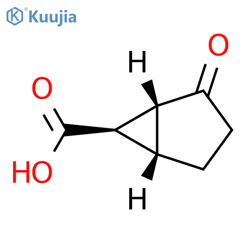 rel-(1S,5R,6S)-2-oxobicyclo[3.1.0]hexane-6-carboxylic acid structure