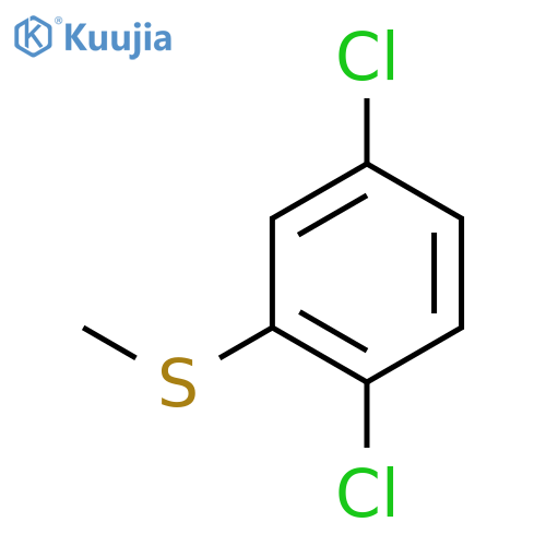 Benzene, 1,4-dichloro-2-(methylthio)- structure