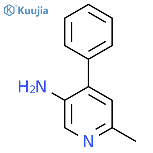 6-Methyl-4-phenylpyridin-3-amine structure