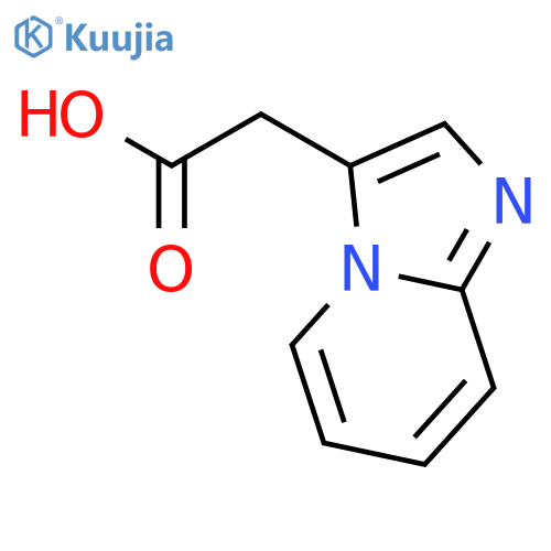 2-{imidazo[1,2-a]pyridin-3-yl}acetic acid structure