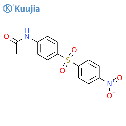 4-Nitro-4’-acetylaminodiphenyl Sulfone structure