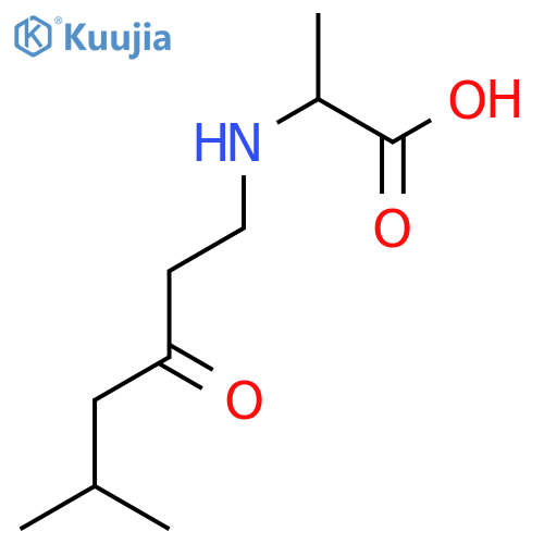 Alanine; (S)-form, N-(5-Methyl-3-oxohexyl) structure