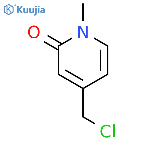 4-(chloromethyl)-1-methyl-1,2-dihydropyridin-2-one structure