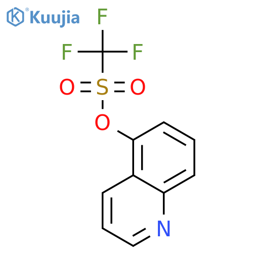 Quinolin-5-yl trifluoromethanesulfonate structure