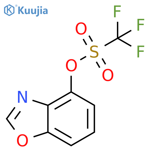 benzo[d]oxazol-4-yl trifluoromethanesulfonate structure