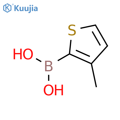(3-Methylthiophen-2-yl)boronic acid structure