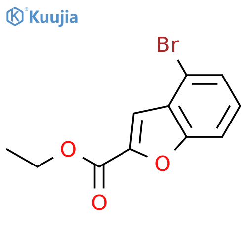 Ethyl 4-bromo-1-benzofuran-2-carboxylate structure