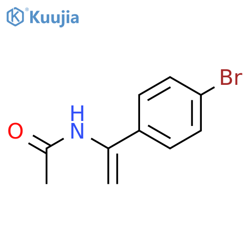 Acetamide, N-[1-(4-bromophenyl)ethenyl]- structure