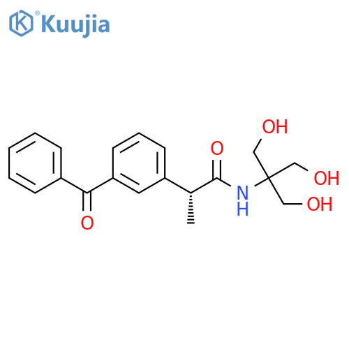 (R)-2-(3-Benzoylphenyl)-N-(1,3-dihydroxy-2-(hydroxymethyl)propan-2-yl)propanamide structure
