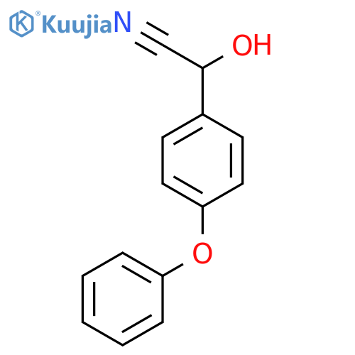 α-Hydroxy-4-phenoxybenzeneacetonitrile structure