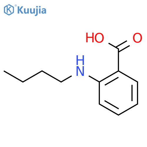 2-(butylamino)benzoic Acid structure