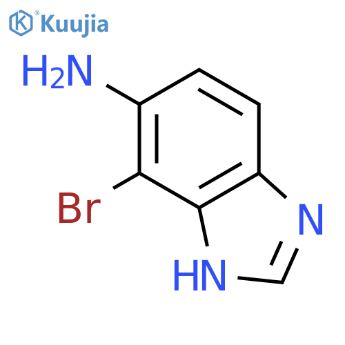 5-Amino-4-bromo-benzimidazole structure