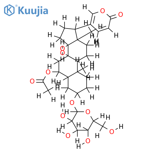 3-O-beta-D-Glucopyranoside),6-Ac-3,6,8,14-Tetrahydroxybufa-20,22-dienolide structure