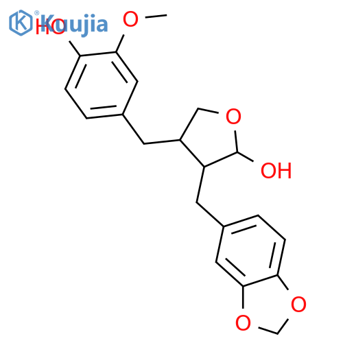 9,9'-Epoxy-8,8'-lignan-3,3',4,4',9-pentol; (8R,8'R,9ξ)-form, 3,4-Methylene, 3'-Me ether structure